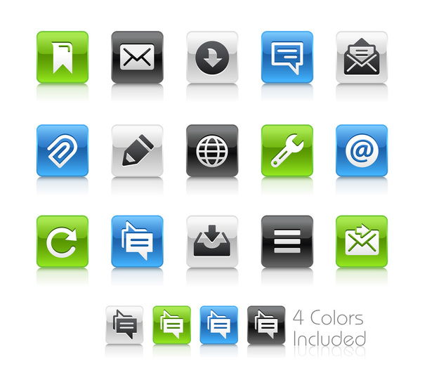 Web und mobile Icons 9 -- saubere Serien - Vektor, Bild