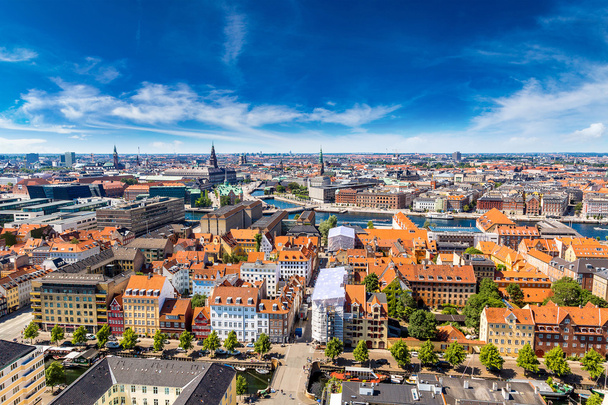 Copenhagen City. Beautiful summer day - Foto, afbeelding