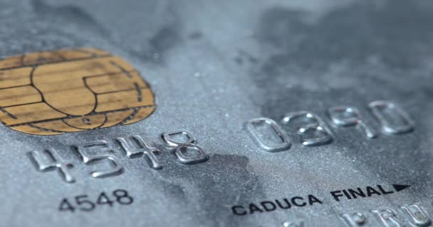 kredi kartı finansal arka plan - Video, Çekim
