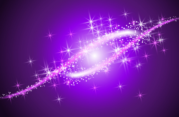 Glowing background with sparkle curved lines - Vetor, Imagem