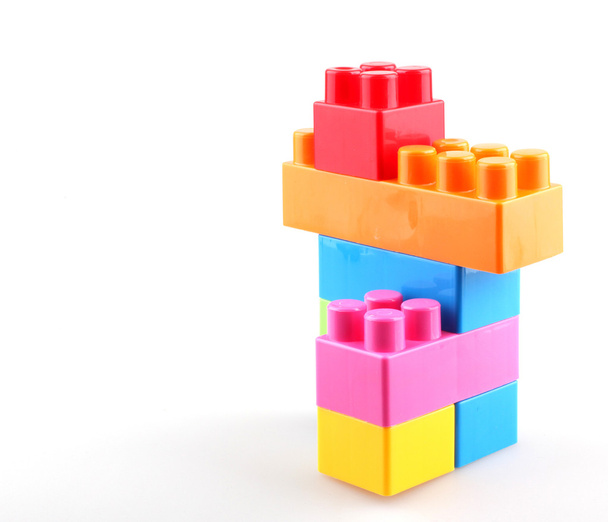 プラスチック ビルディング ブロック - 写真・画像