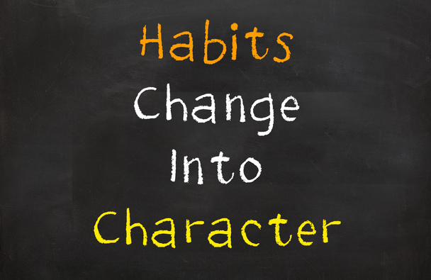 Hábitos en el carácter
 - Foto, Imagen