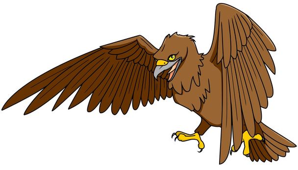 Flying eagle - Vettoriali, immagini