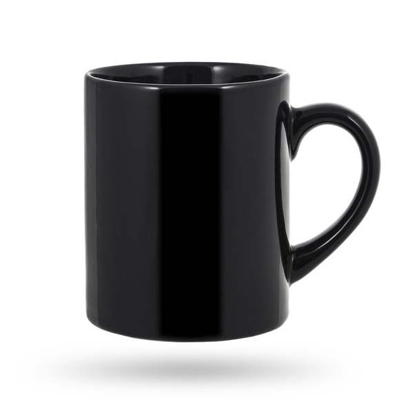 tasse noire isolée sur fond blanc - Photo, image