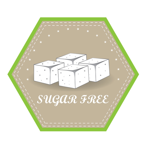 Sugar Free Banners - Vektor, kép