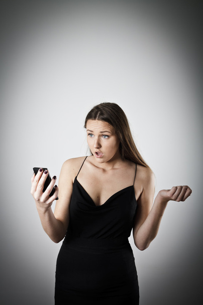Woman on the phone - Foto, Bild