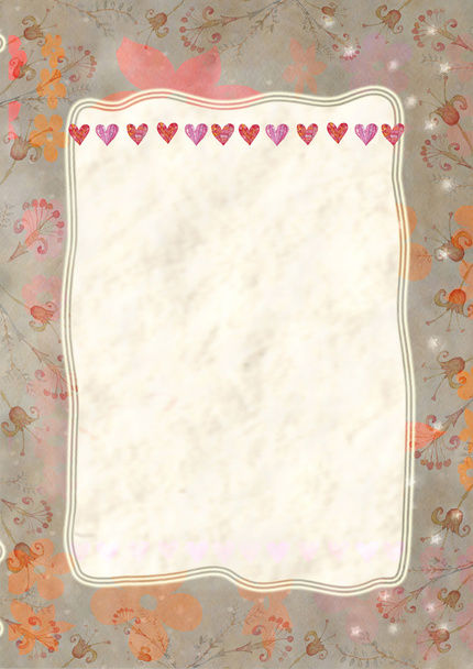 Coração, cartão de saudação para o Dia dos Namorados
 - Foto, Imagem
