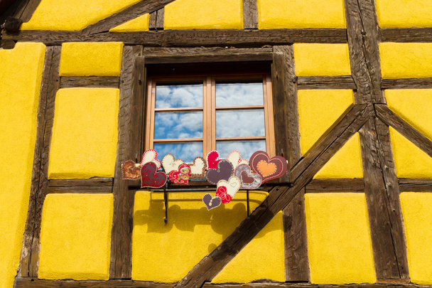 traditionelles Fachwerkhaus in petite france, Straßburg, Elsass, - Foto, Bild