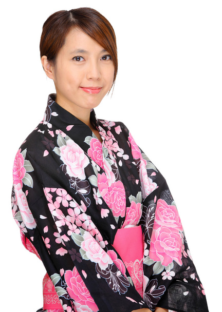 žena v kimonu, Japonsko hadřík - Fotografie, Obrázek