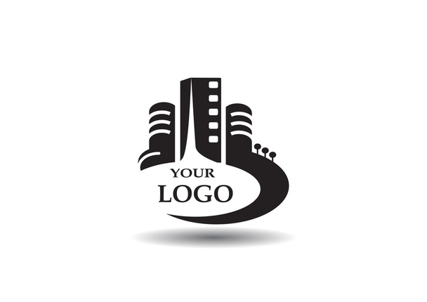 City buildings logo - Vektor, obrázek