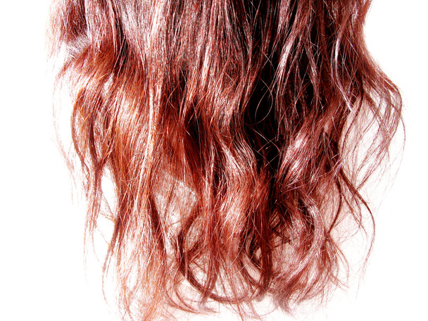Onde de cheveux rouge foncé
 - Photo, image