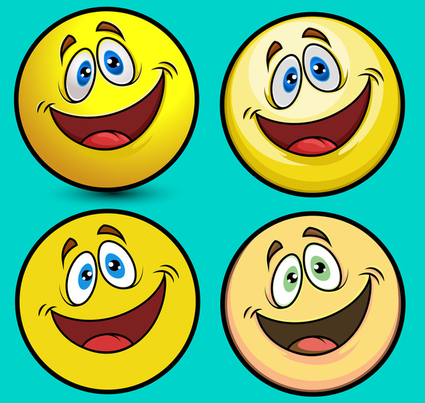 Vector de bola Smiley - Vector, imagen