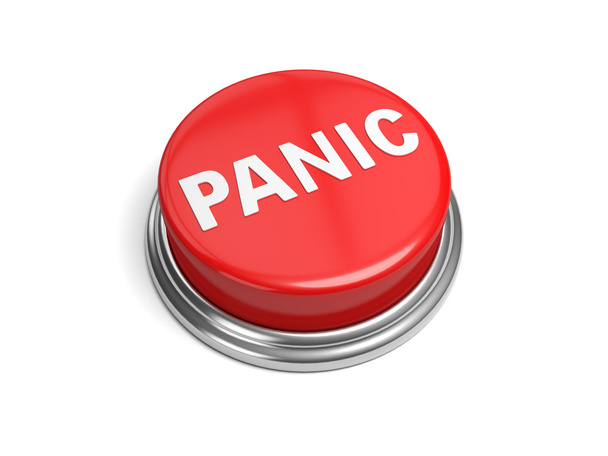 botón rojo, pánico
 - Foto, Imagen
