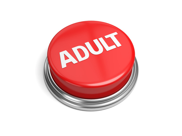 adult, red button - Photo, Image