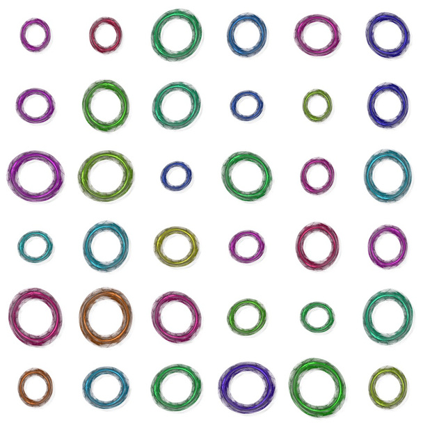 Безшовний візерунок з кольоровими колами
 - Фото, зображення