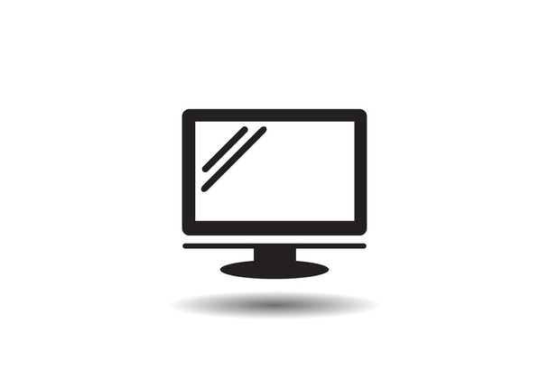 Blank monitor screen web icon - Vetor, Imagem