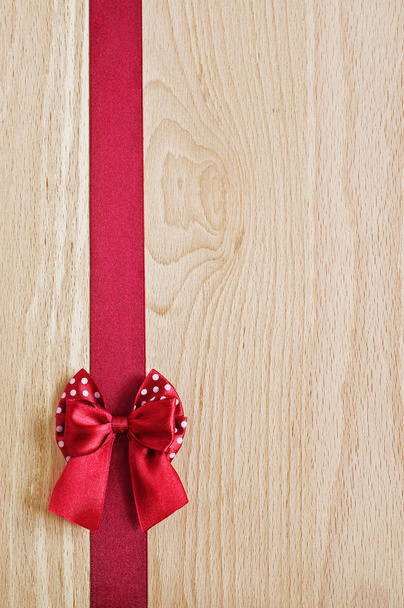 Red satin ribbon - Photo, image