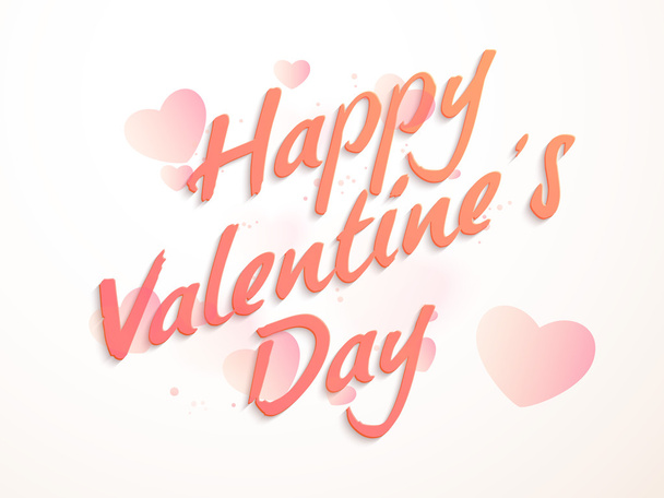 Greeting card for Valentine's Day celebration. - Vector, afbeelding