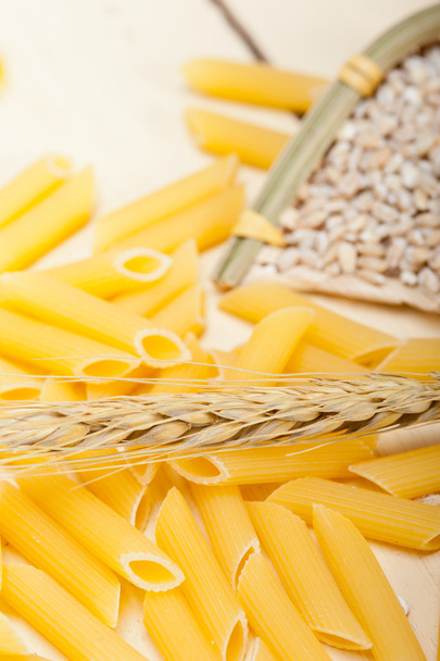 Italian pasta penne with wheat - Photo, Image