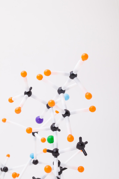 Abstract molecular structure. - Фото, изображение
