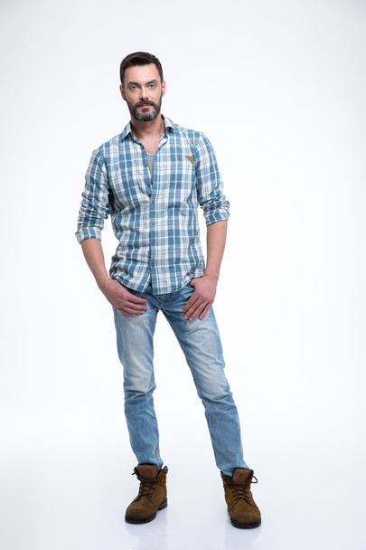 Full length portrait of a man in casual cloth - Foto, imagen