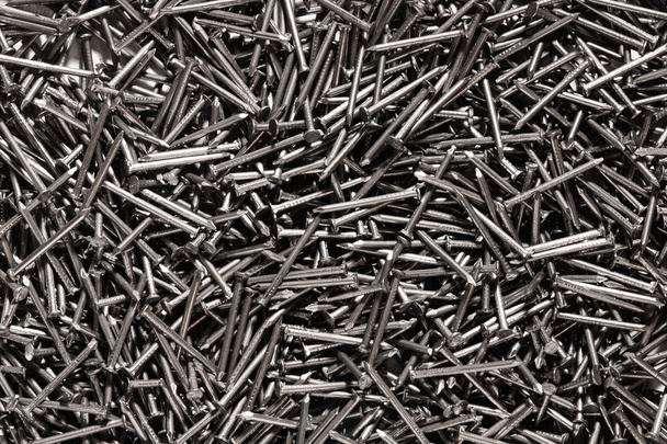 small steel nails - Foto, immagini