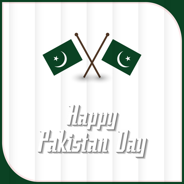 Feliz día de Pakistán
 - Vector, Imagen