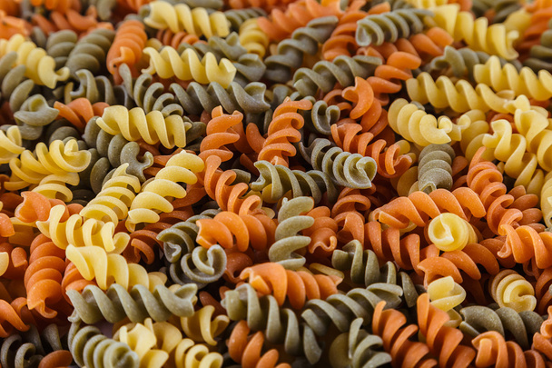 Pasta on a white background close-up macro isolated - Фото, зображення