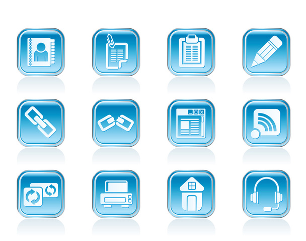 Internet and website icons - Vector, Image