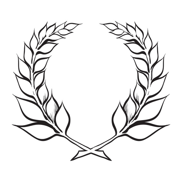 laurel wreath award winner vector - Vector, Imagen
