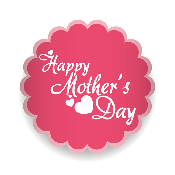 Happy Mothers day design - Вектор,изображение