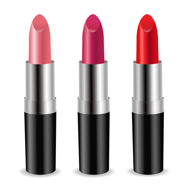 Color Lipstick Set - ベクター画像