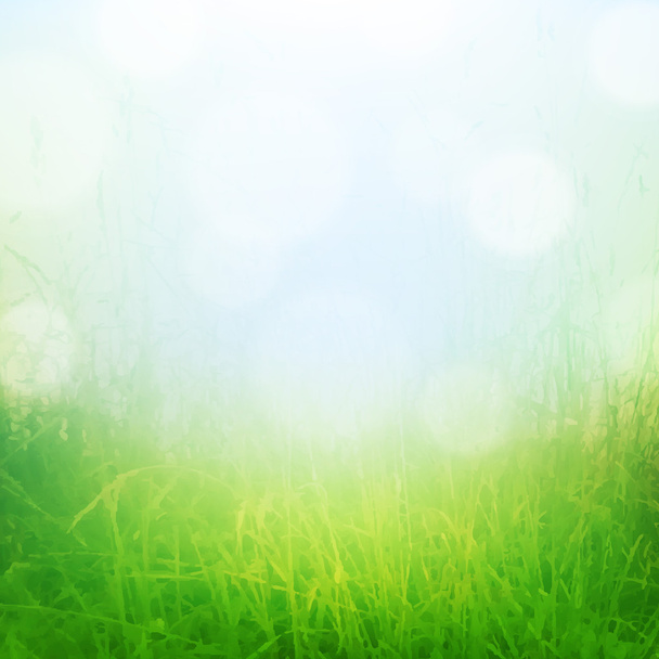 Retro trávy plakát - Vektor, obrázek