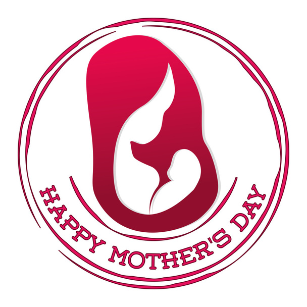 Diseño Feliz Día de las Madres
 - Vector, Imagen