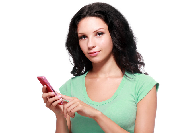 woman using smart phone - Foto, Imagem