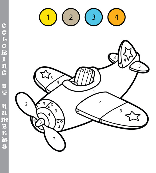 engraçado avião colorir jogo
. - Vetor, Imagem