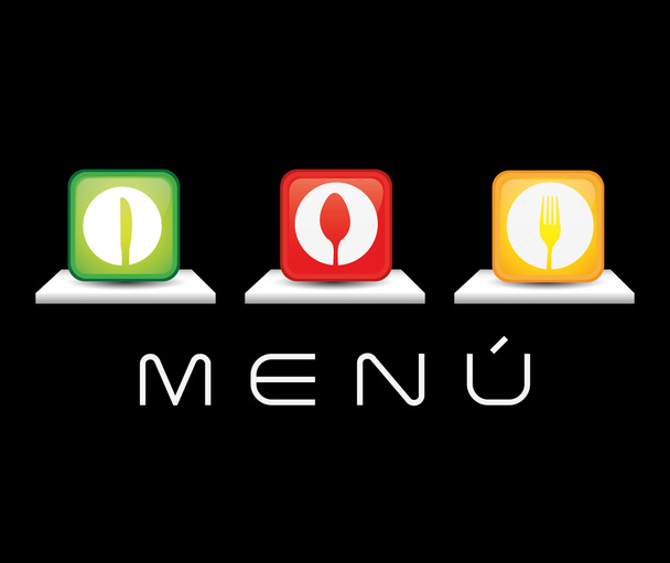 menu restaurante design
  - Vetor, Imagem