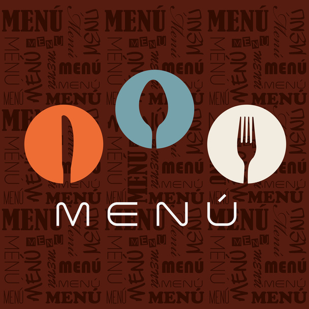 menu restaurante design
  - Vetor, Imagem