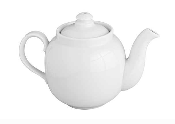 White Ceramic Teapot - Valokuva, kuva
