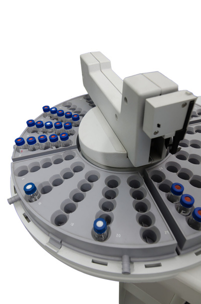 Tratamento automático de amostras de instrumentos analíticos
 - Foto, Imagem
