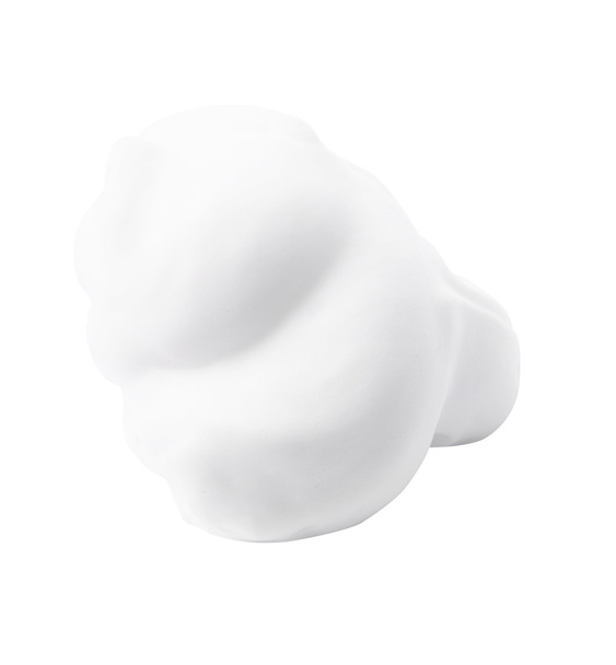 Cosmetic foam mousse isolated on white - Foto, afbeelding