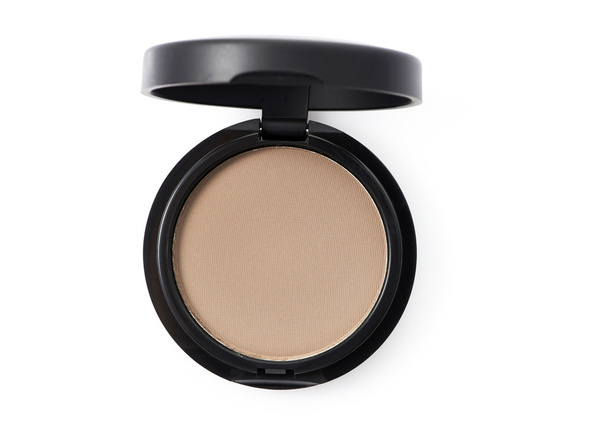 Face make up powder in round shape container - Foto, immagini
