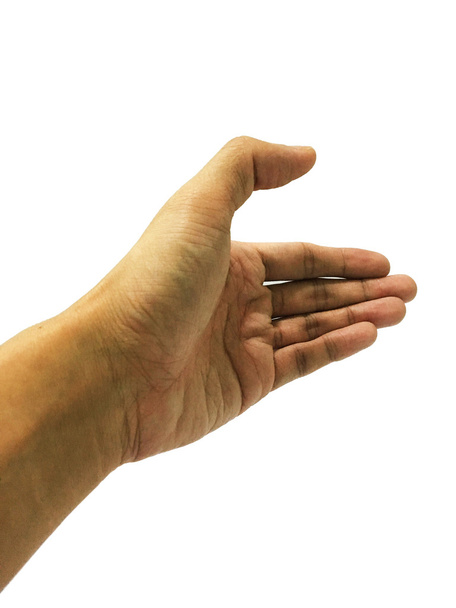 Händeschütteln auf weißem Hintergrund - Foto, Bild