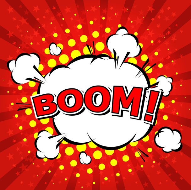 Boom! - Bolla di discorso comico, cartone animato
 - Vettoriali, immagini