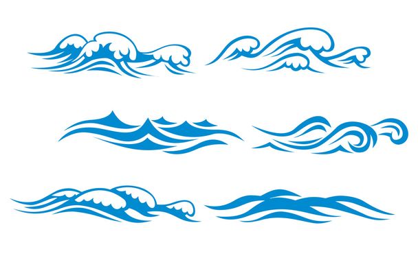 Wave symbols - Vector, Image