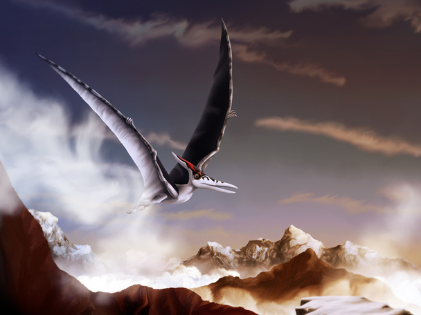 Pterosaurio - Pintura digital
 - Foto, Imagen