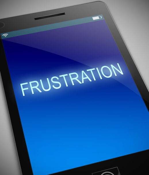 Frustration technology concept. - Photo, Image