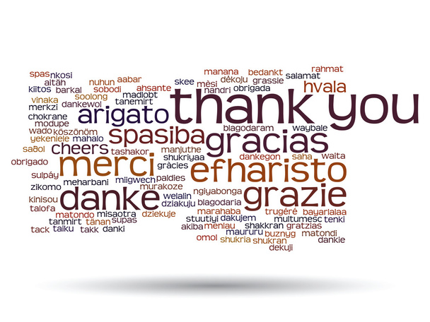 thank you word cloud - Photo, Image