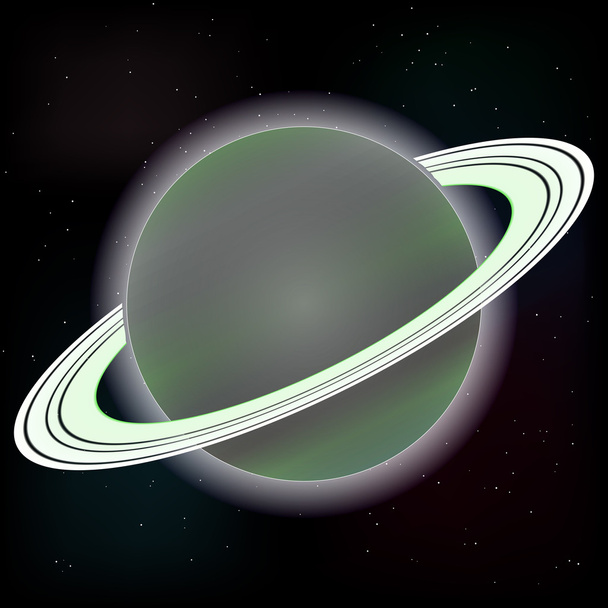 Vector image Saturn planet - Wektor, obraz