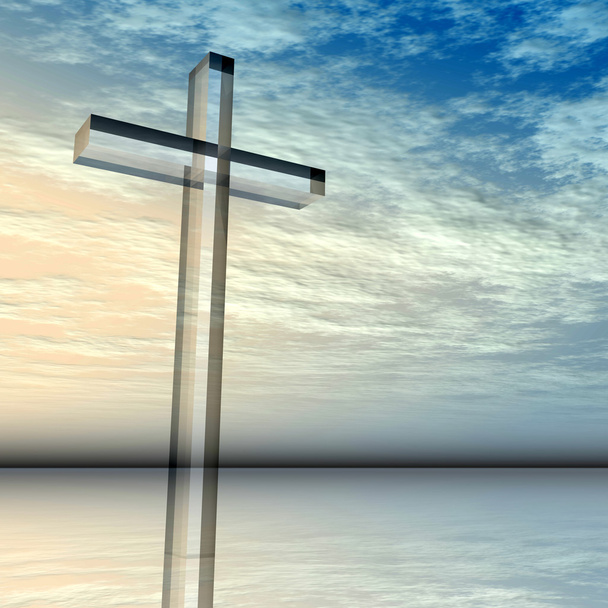 croix de verre conceptuel
 - Photo, image